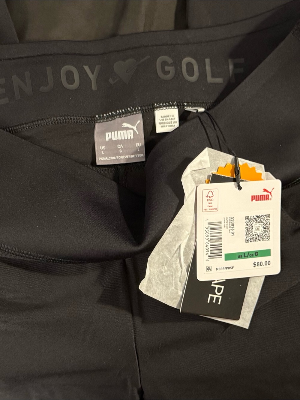 Puma Black Women's Golf PowerShape Pants